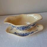 Saucière modèle Aramis de Longchamp. Terre de fer bleu