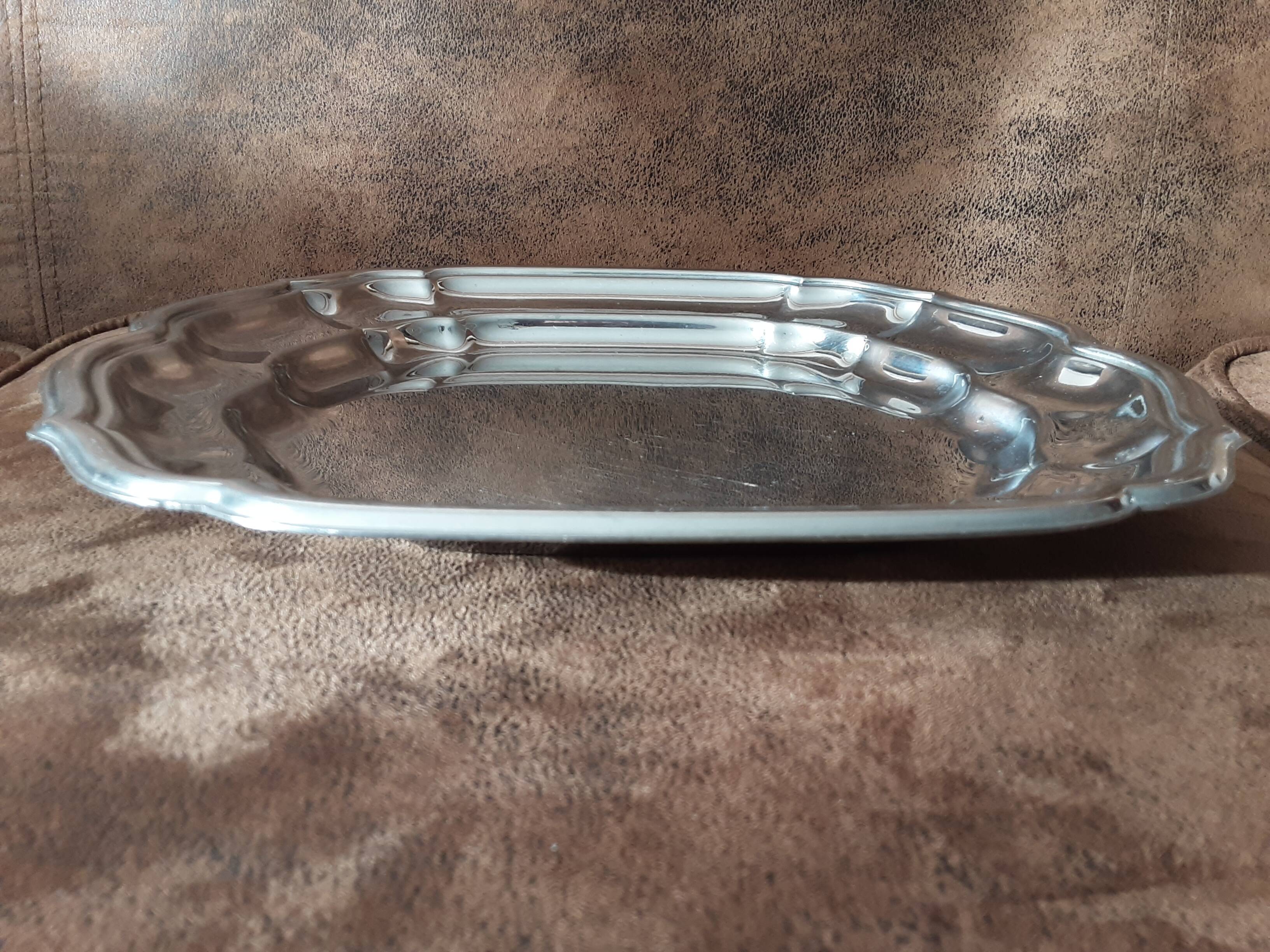 Vintage stainless steel dish