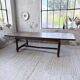 Solid oak table 1900 drapery style XL 280cm with extensions