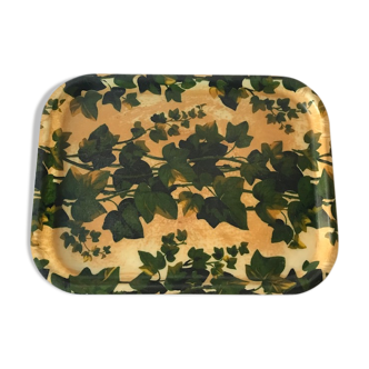 1960 fiber ivy leaves tray