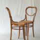 Chaises Thonet n°28 de 1900 cannées " cœur"