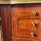 Pair of Louis XV style kidney-shaped bedside tables.