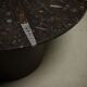 Coffee table with fossil limestone top by Metaform Holland, 1980s