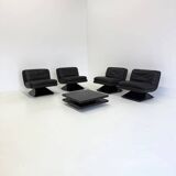 Set of four Hans von Klier armchairs with coffee table for Giuseppe Rossi di Albizzate