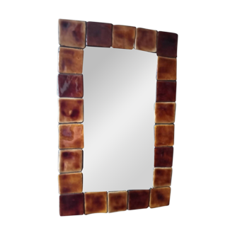Large Mithé ceramic mirror