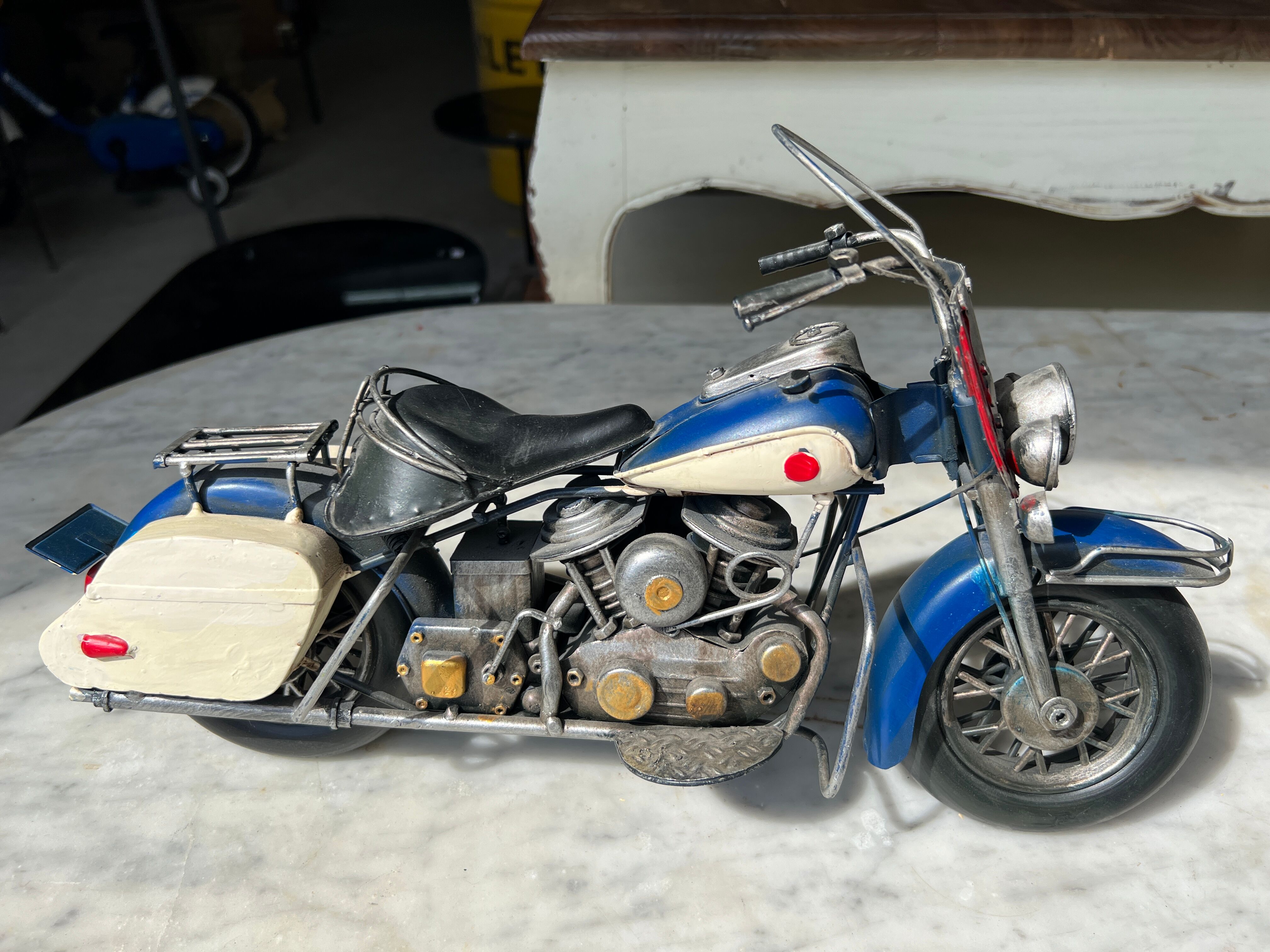 Vintage motorcycle Harley Davidson way 1960