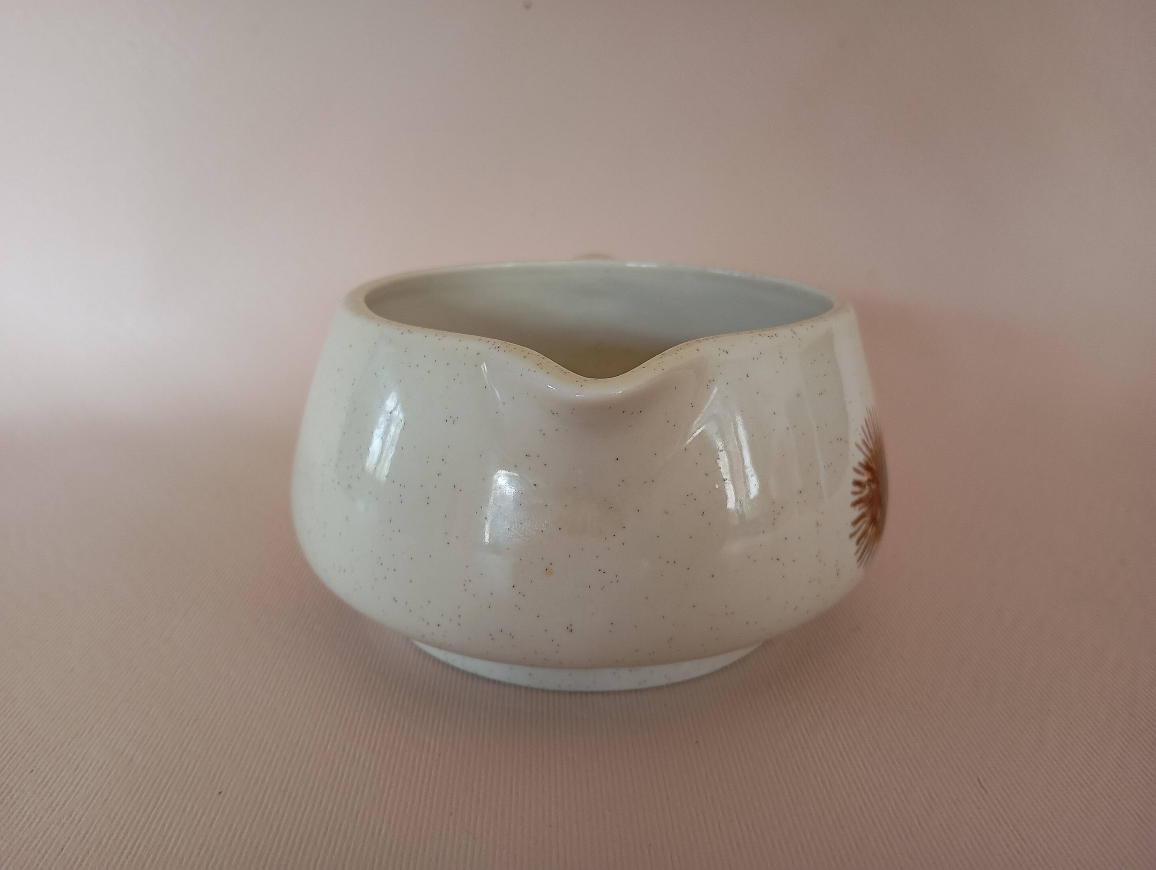 Pot à lait Sarreguemines "Chardons"