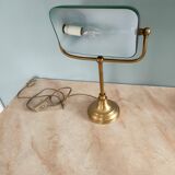 Notary lamp , banker Opaline green
