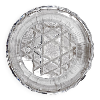 Large crystal ashtray of Huta Szkła Julia, Poland, 1980s.