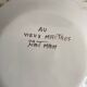 Dessert plates with old Martres Tolesane