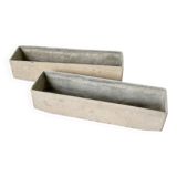 Pair of Modernist Eternity Planters by Willy Guhl