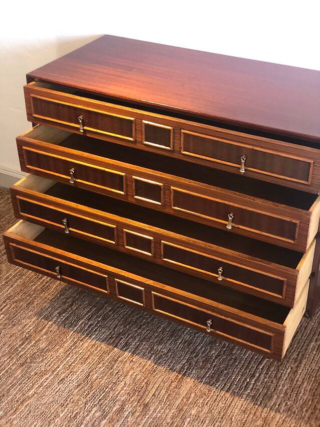 Vintage chest of drawers with bullnose contrasting moulding details