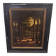 Antique Painting Of A Woman On A Forest Path, 2nd half 1800s