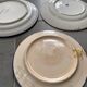 Trio of blue decorative plates