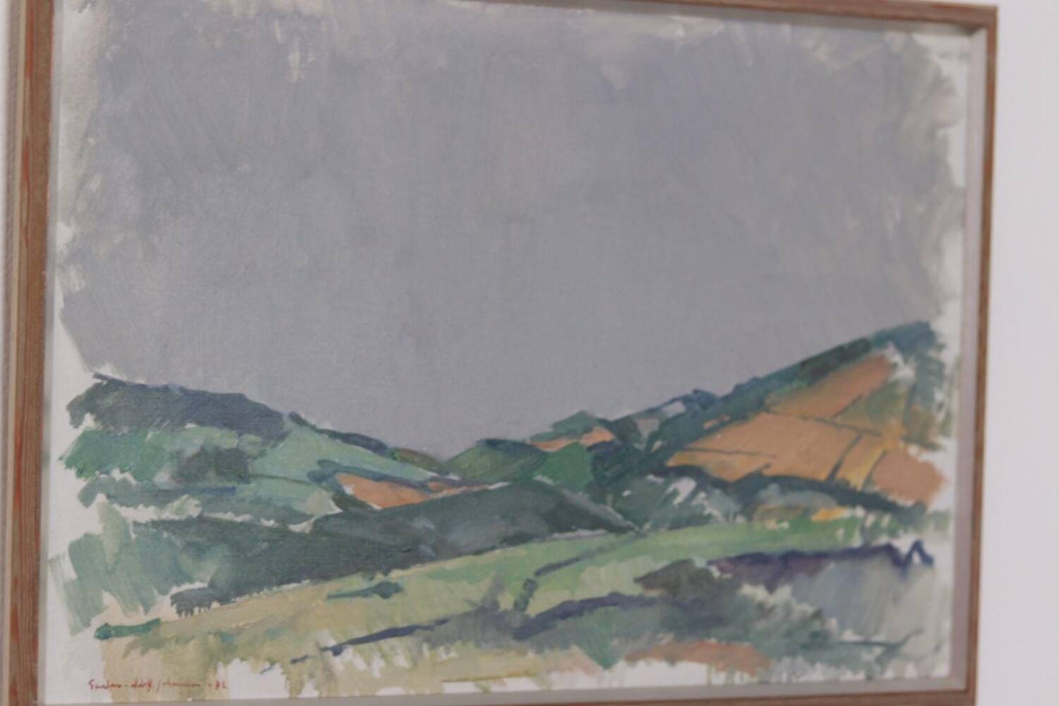 Swedish Oil on Canvas – “Valley” by Gustav-Adolf Johansson