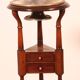 18th century mahogany barber's or pocket emptier