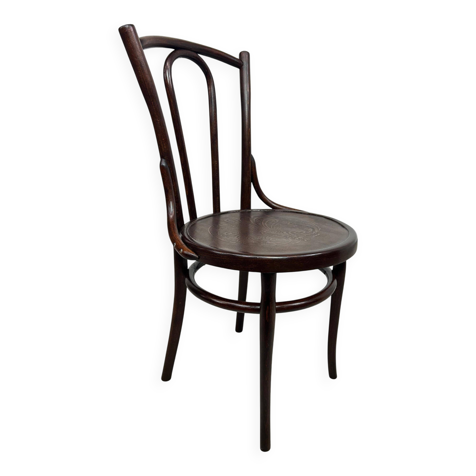 Chaise en bois courbé par Thonet no.54