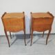 Pair of bedside three drawers Louis XV style