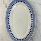 Plat ovale Sarreguemines collection Béatrice