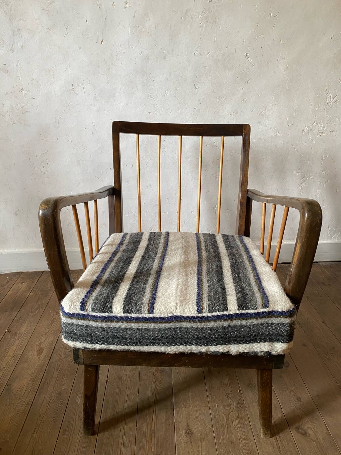 Restored vintage armchair