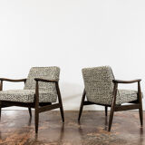 Pair of Mid-Century Modern GFM 87 Armchairs by Juliusz Kędziorek, 1960s