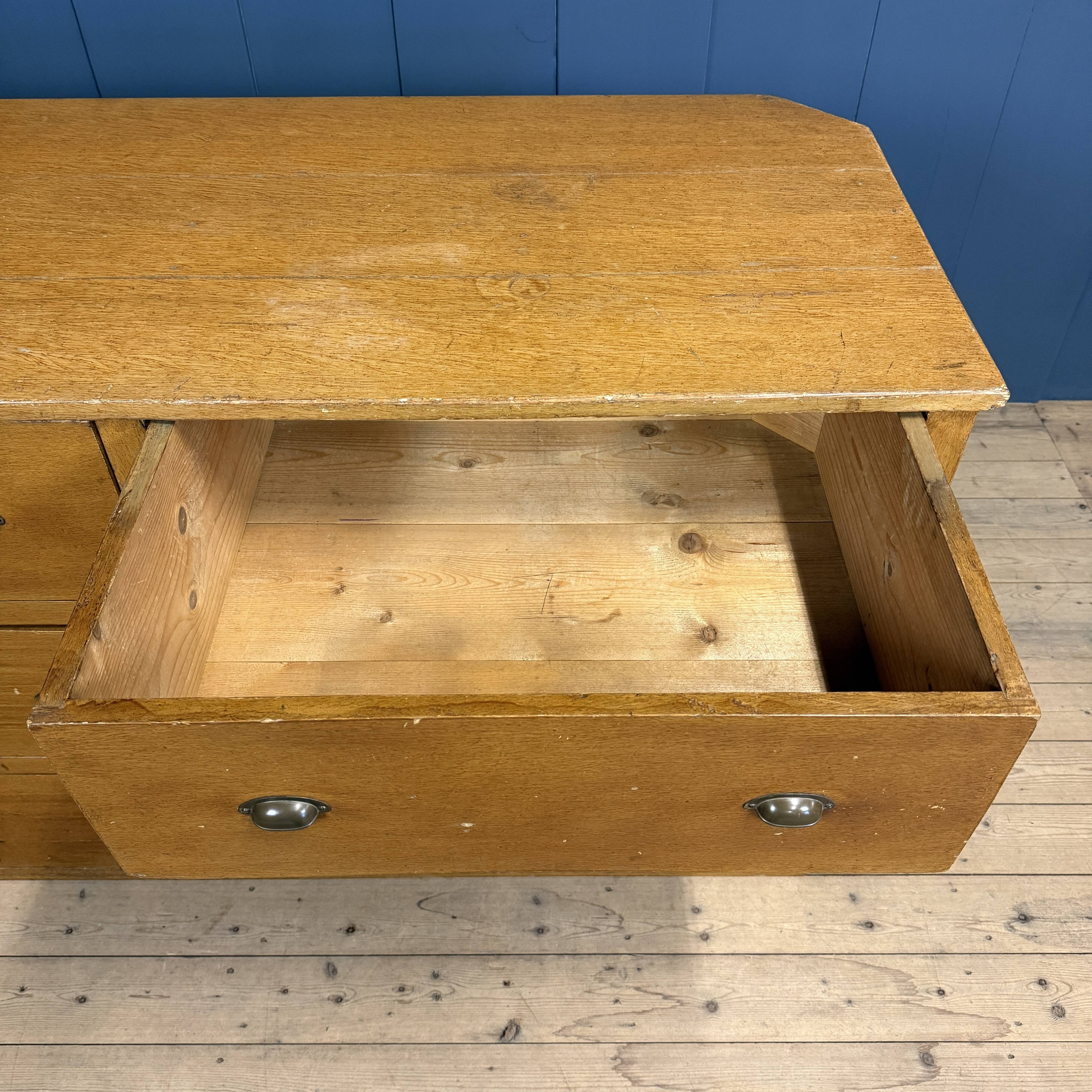 Antique painted Dutch counter