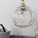 Set of two new electrified bubble globe lamps
