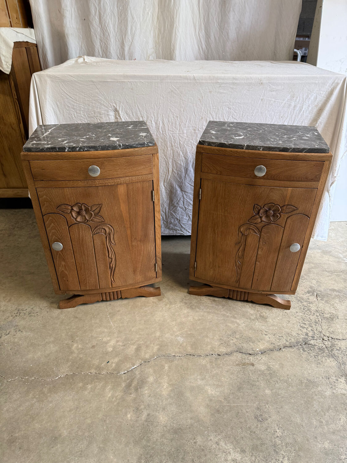 Art Deco Bedside Tables