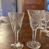 Set of 59 st louis style crystal glasses