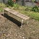 Vintage school bench