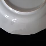 Flat plate No. 4 The Roosters signed Lunéville Keller & Guérin diam. 25.5c