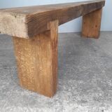 Vintage workshop bench 1960s solid wood