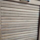 Filing Cabinet with Curtain / Vintage Furniture