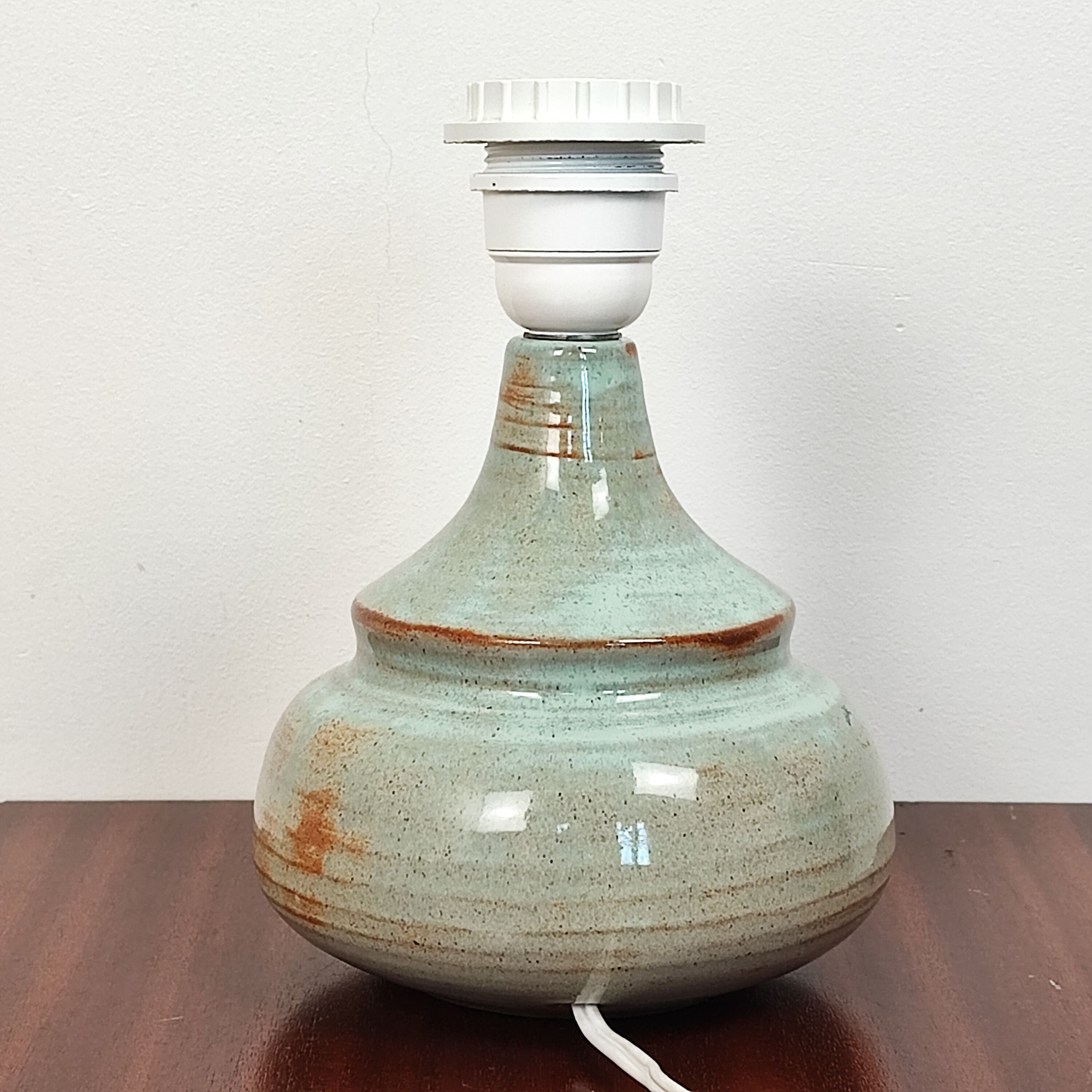 Stoneware bedside lamps