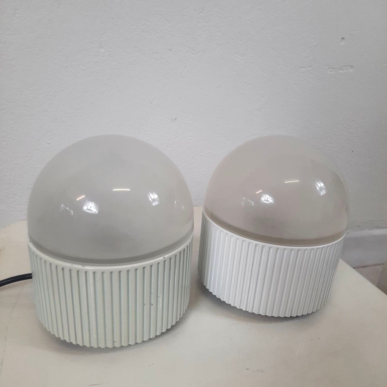 Pair table lamps, vintage model Bulbone Tronconi