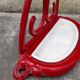 Enamelled cast iron cane umbrella holder