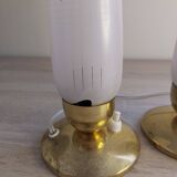 A pair of bedside lamps, 1960s.