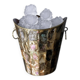 Abalone shell & alpaca ice bucket, Mexico, 1970s