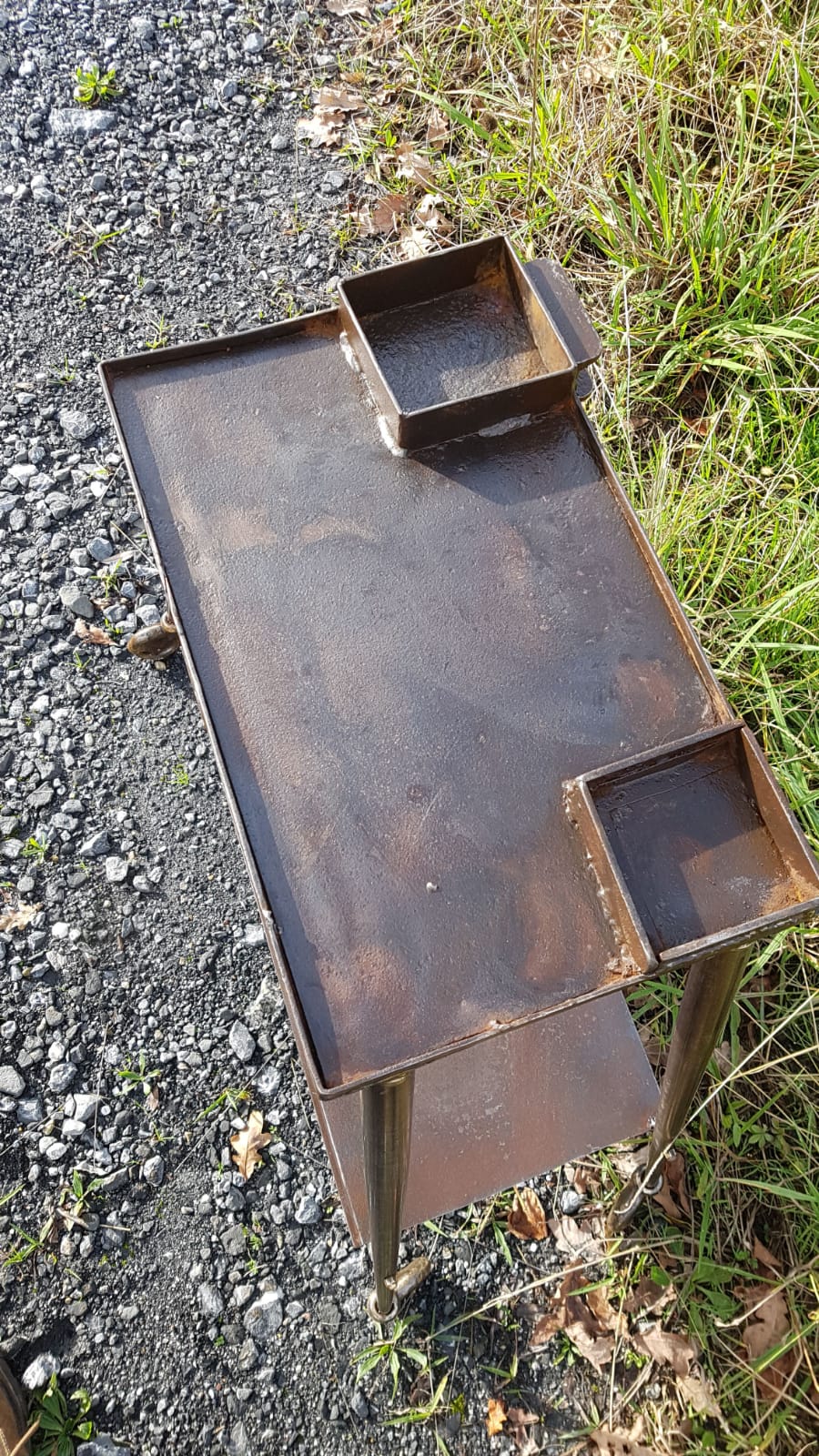 Industrial dessert on wheels