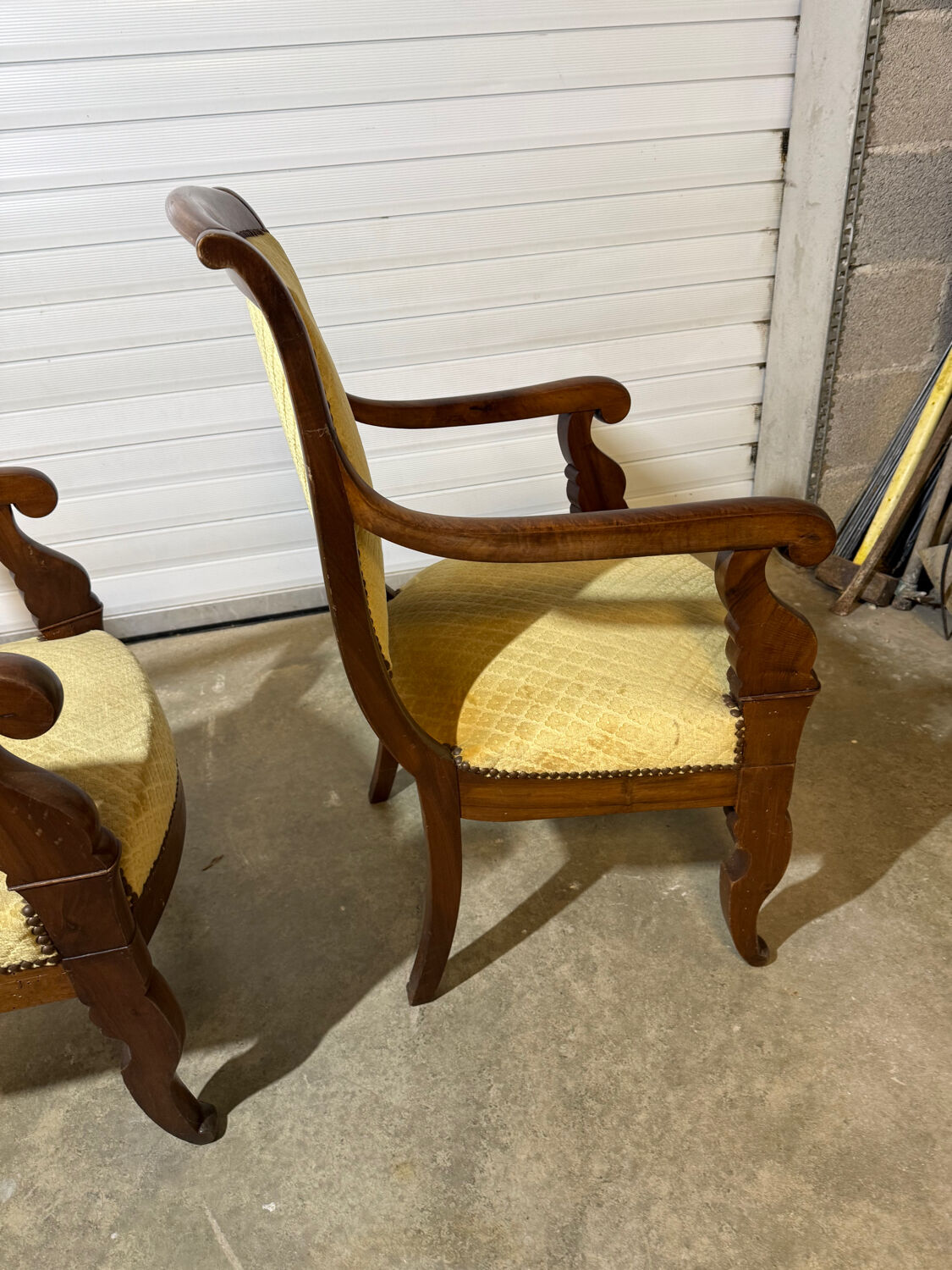 Antique armchairs