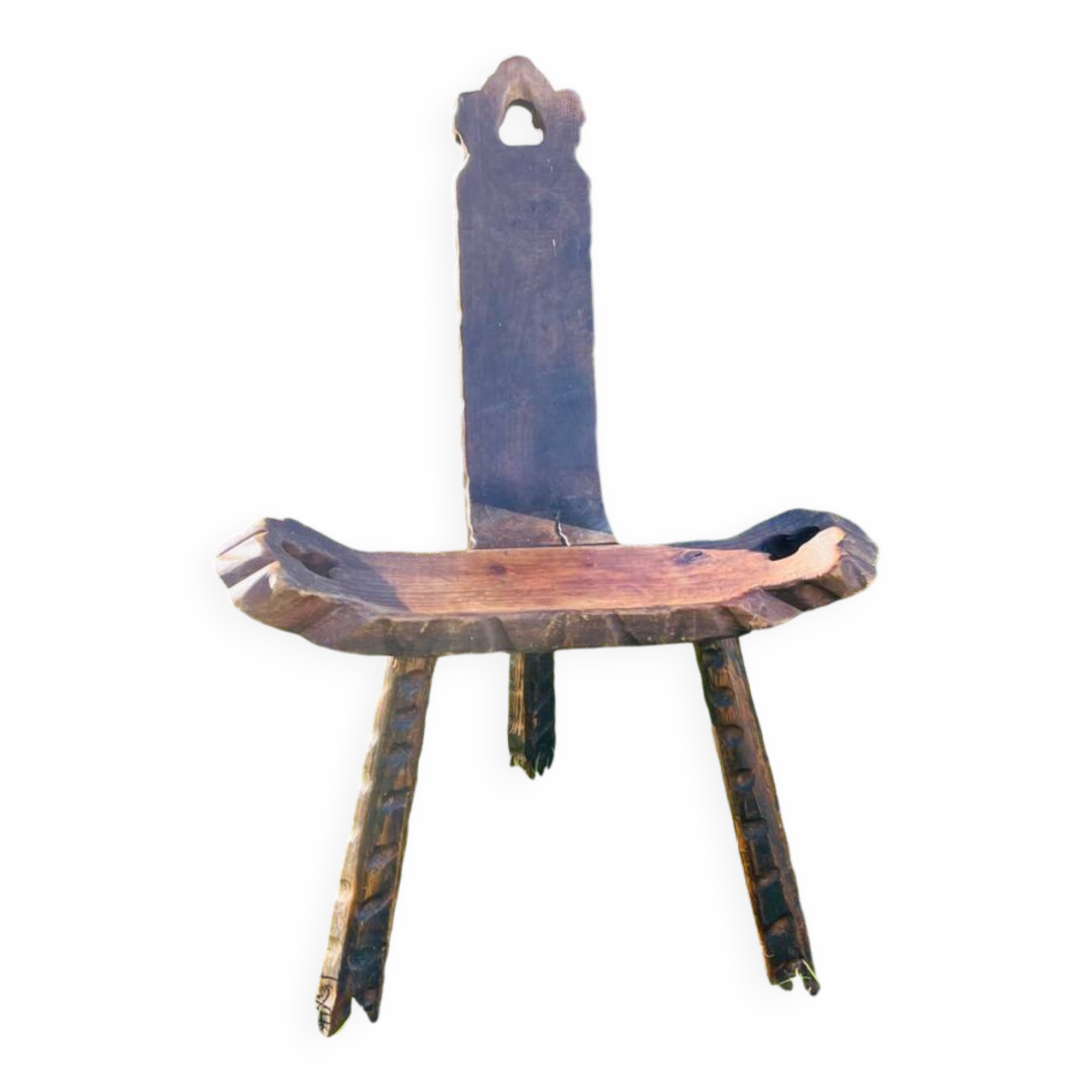 Brutalist Tripod Chair