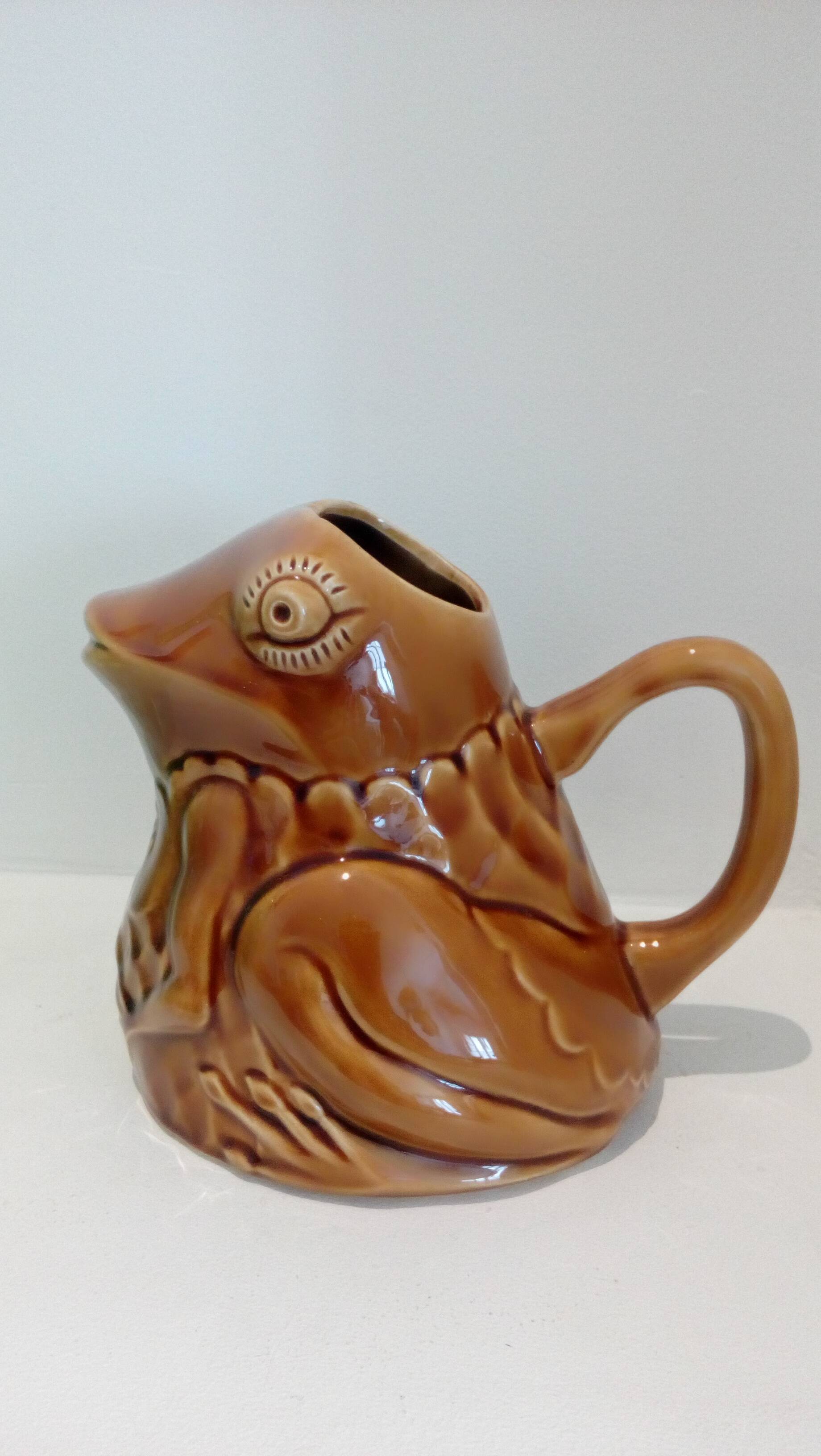 Frog pitcher Sarreguemines