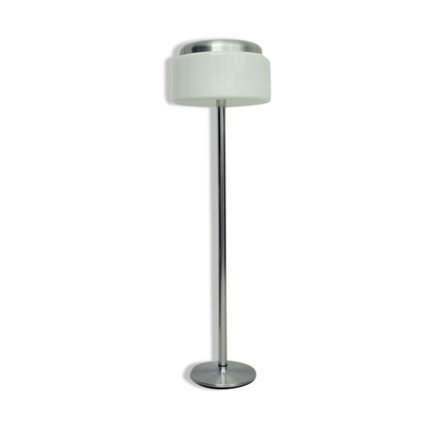 German Chrome & Perpex Floor Lamp, 1970s