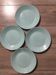 Suite de 4 assiettes a dessert vintage bleu pâle