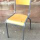 Lot de 15 chaises d'école mullca 510 vintage