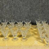 Daum France: part of a cut crystal stemware service