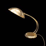 Massive UFO Gold Desk Lamp - 1970s