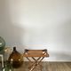 Folding stool in beech wood and mulching years 40-50