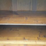 Cherry wood cabinet, 2 doors, 2 drawers