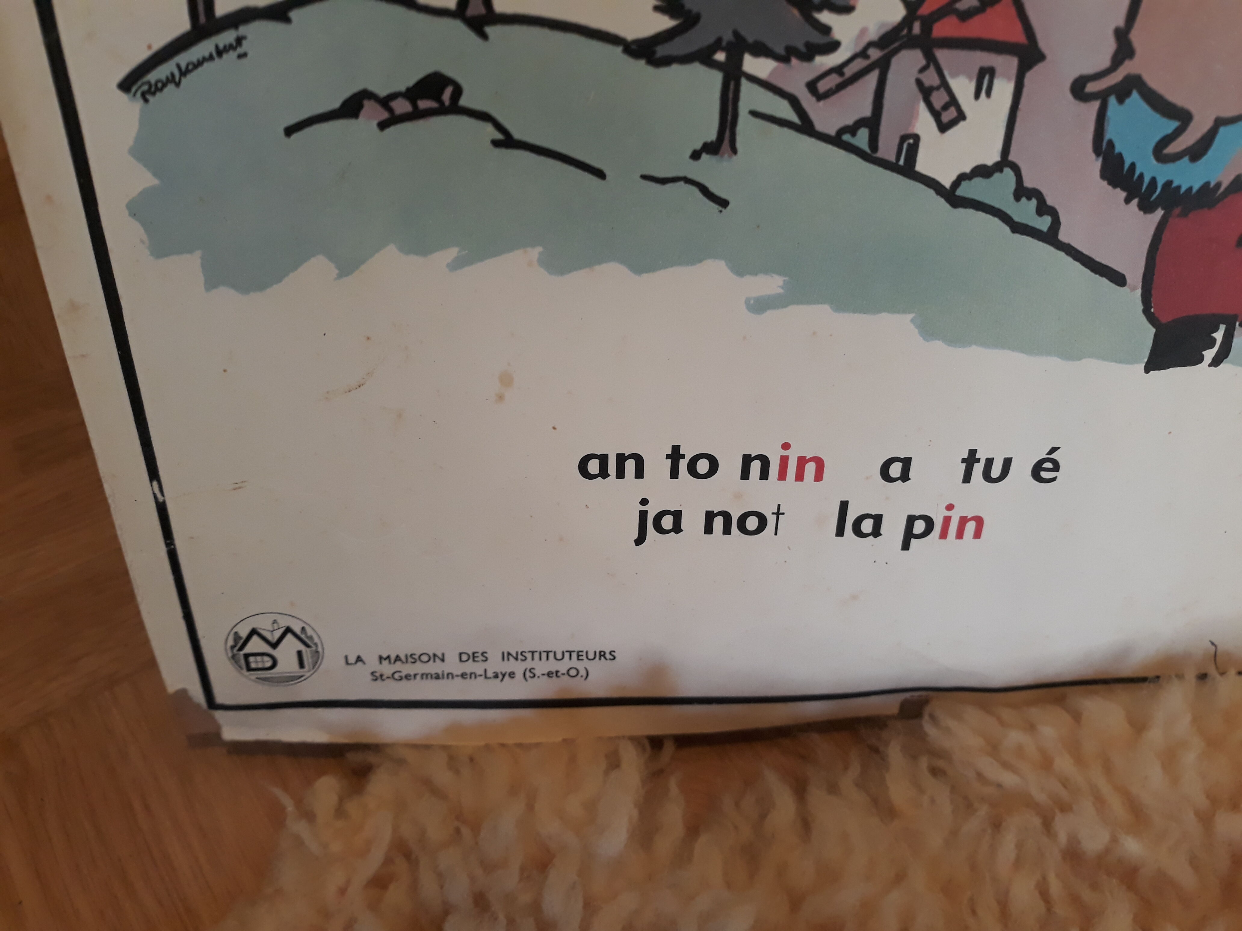 Displays vintage school